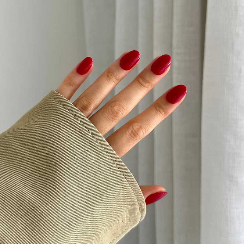 Red press on nails that last