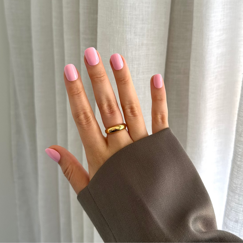 Pink Press On Nails