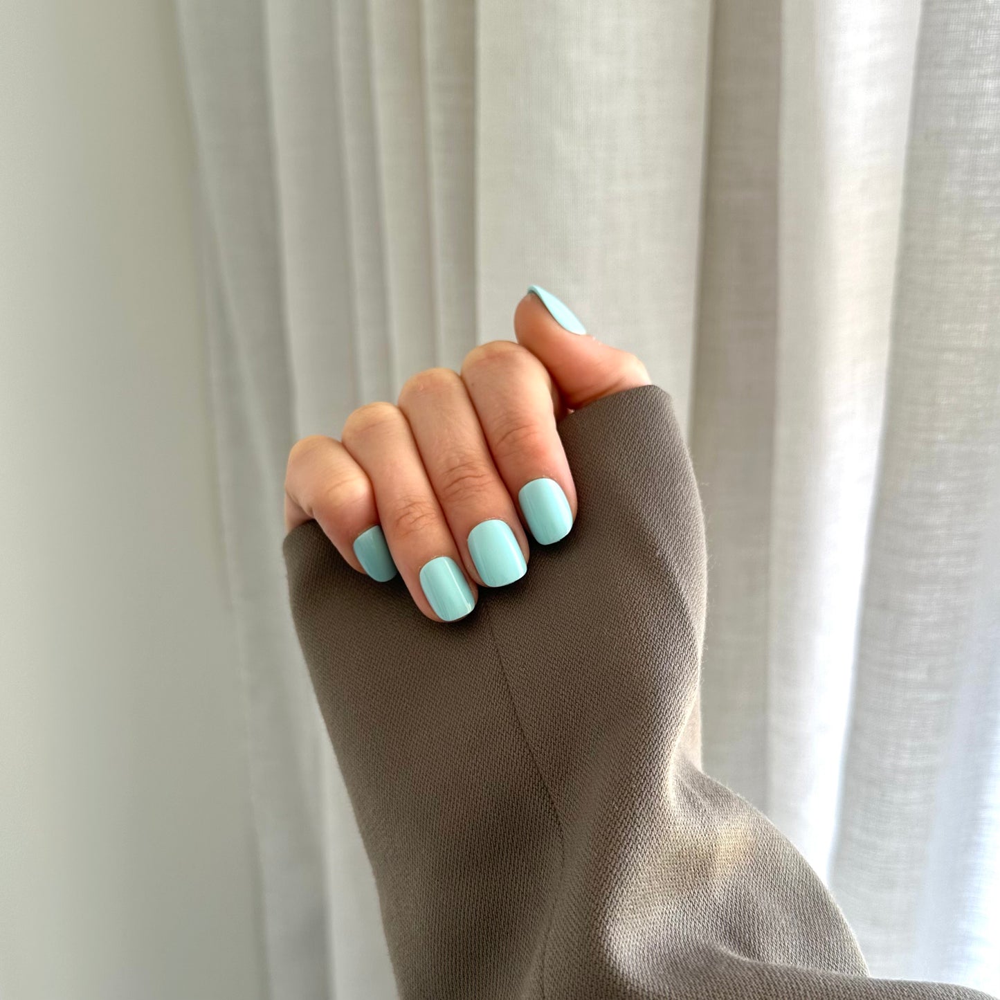 Tiffany Blue Extra-Short (gel)